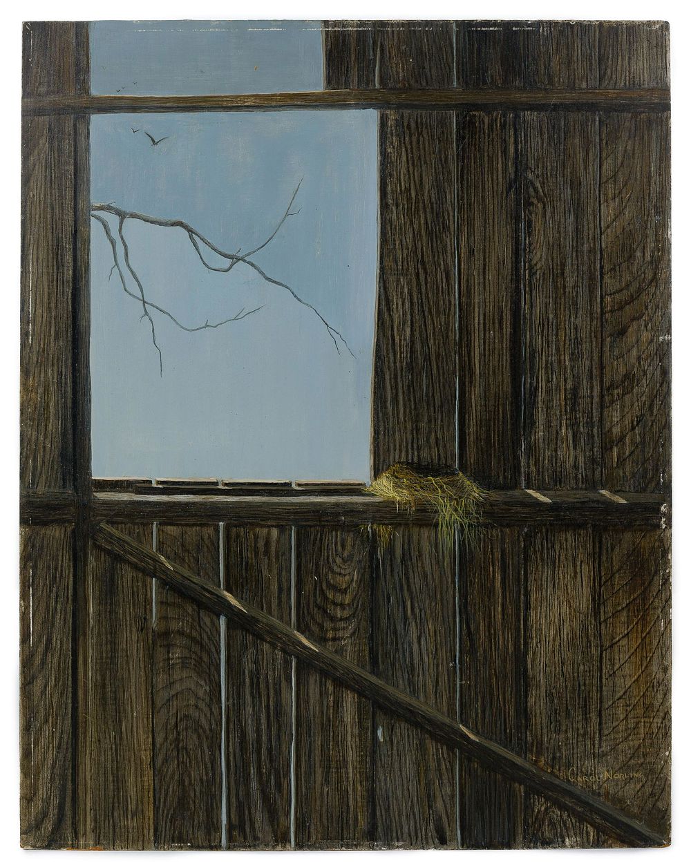 Lot 169: Carol Ruth Norling (American, 1937-2021) Oil on Panel
