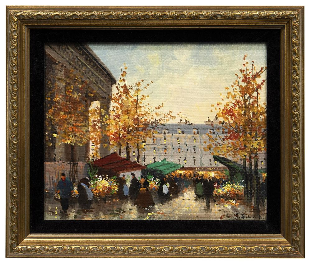 Lot 174: Henri Alexis Schaeffer (French, 1900-1975) Oil on Linen