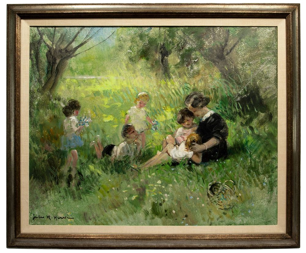 Lot 180: Jules Rene Herve (French, 1887-1981) Oil on Linen