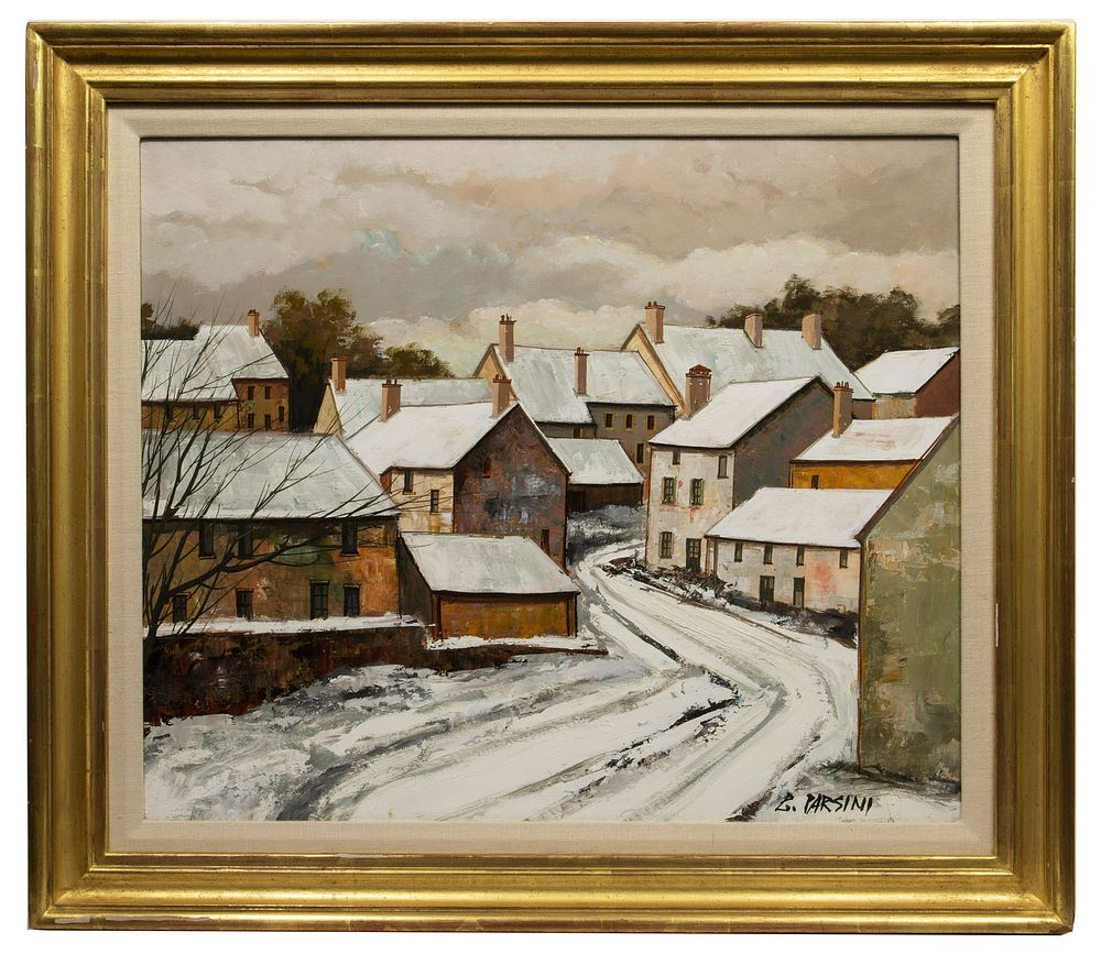 Lot 181: Luciana Parsini (Italian, b.1939) Oil on Canvas