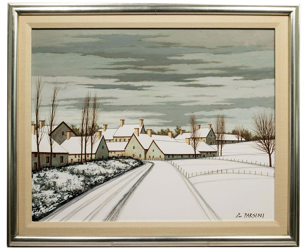 Lot 182: Luciana Parsini (Italian, b.1939) Oil on Canvas