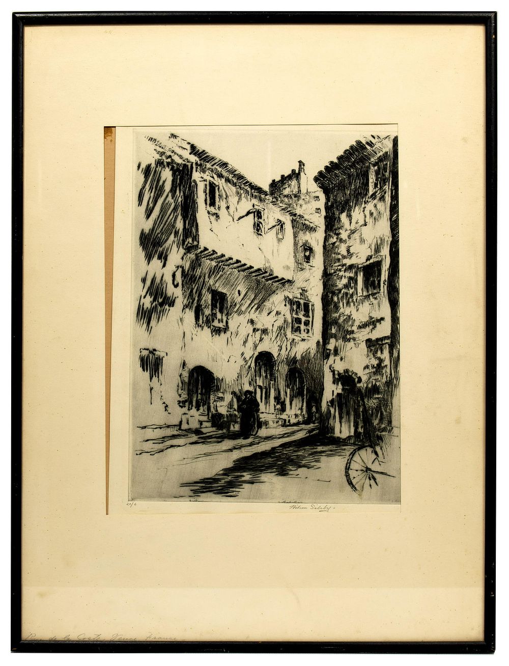 Lot 198: Wilson Silsby (American, 1883-1952) 'Rue de la Coste'