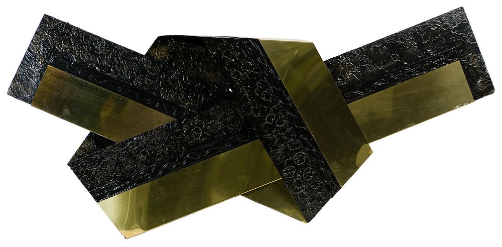 Lot 199: Curtis Jere (American, 1910-2008) 'The Knot' Metal Wall