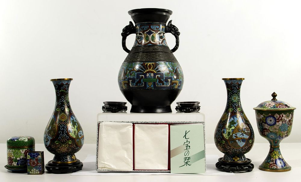 Lot 228: Asian Cloisonne Assortment