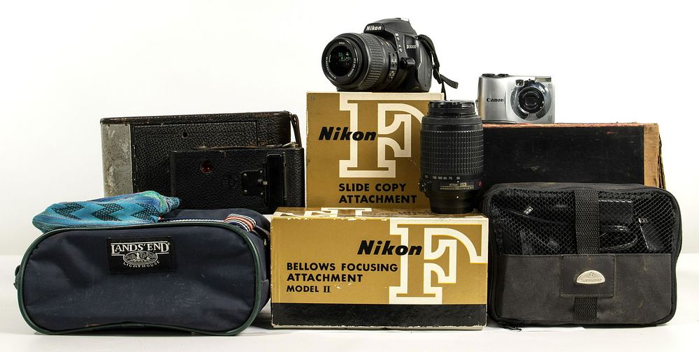 Lot 240: Camera and Accessories Assortment
