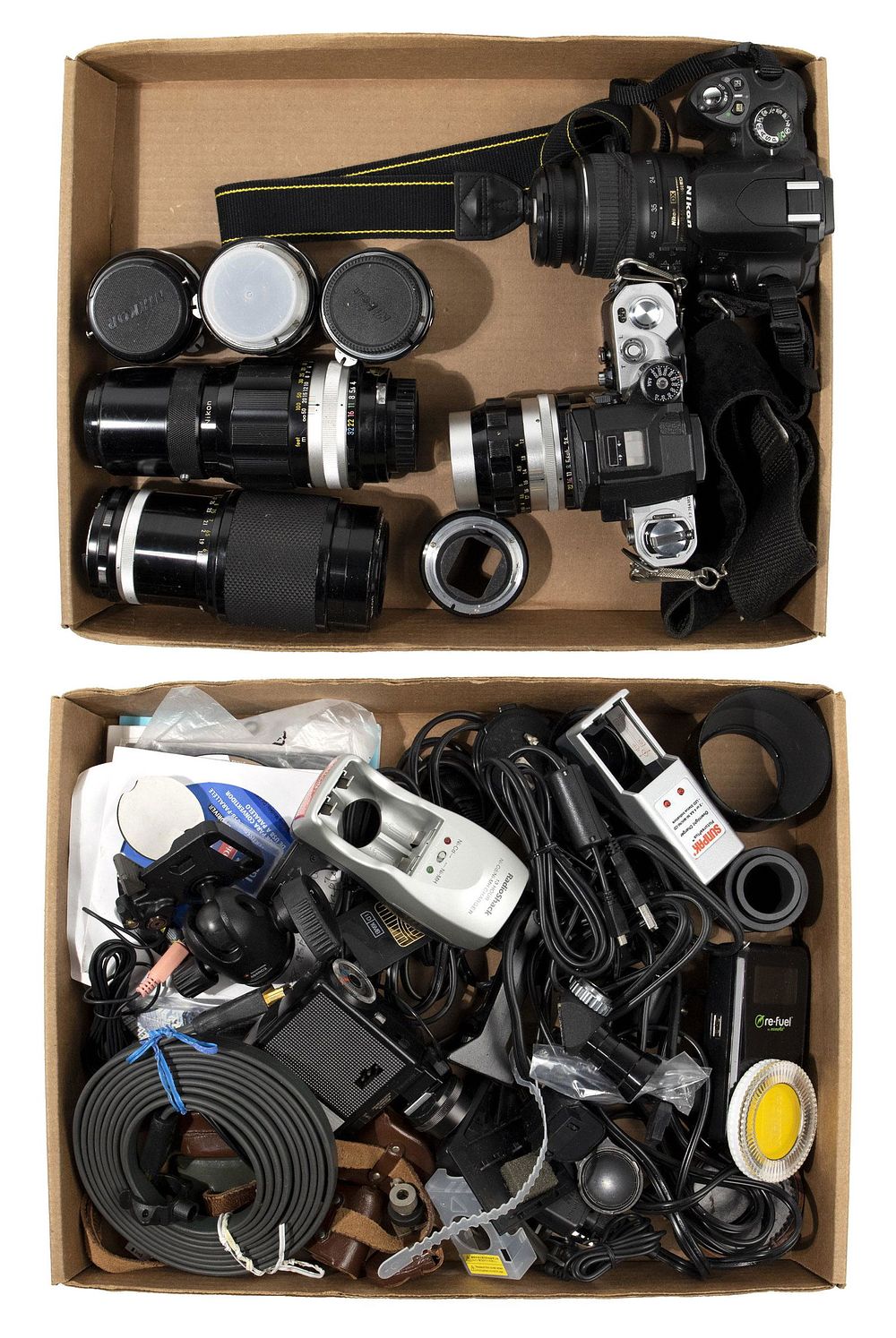 Lot 241: Nikon Camera and Accessory Assortment