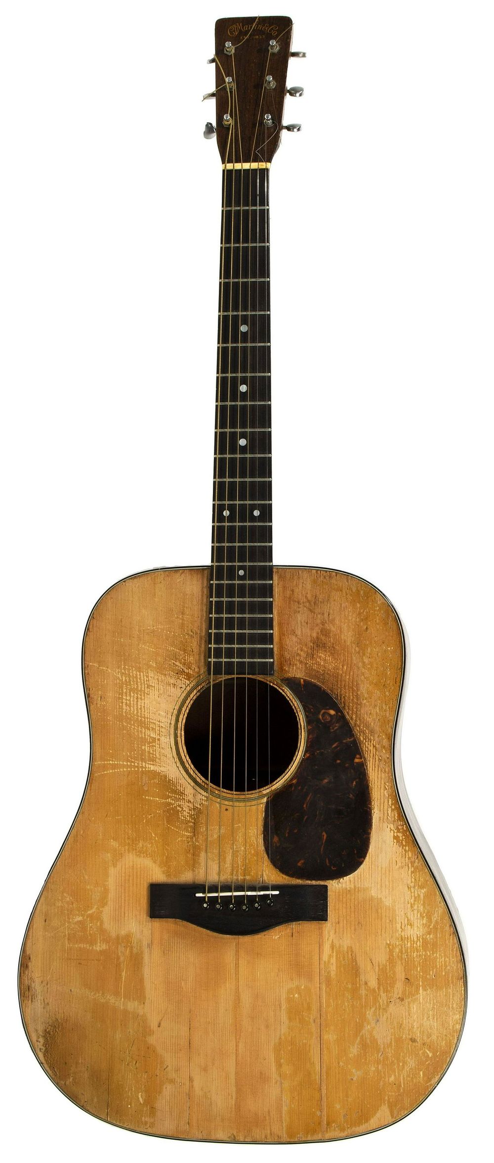 Lot 243: C.F. Martin Pre-war 1941 D-18 Acoustic Guitar