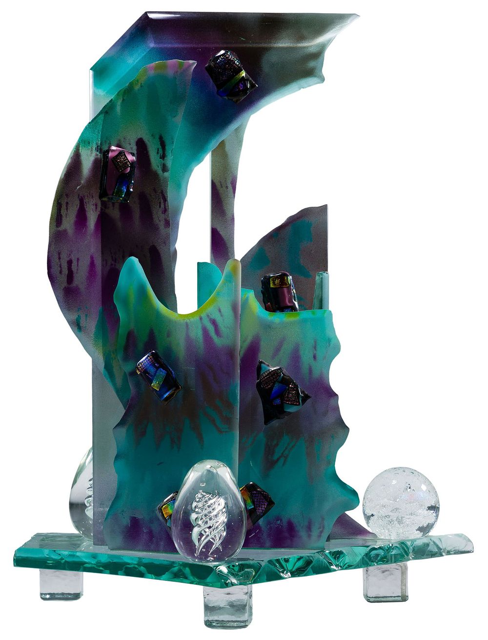Lot 351: Art Glass Sculpture