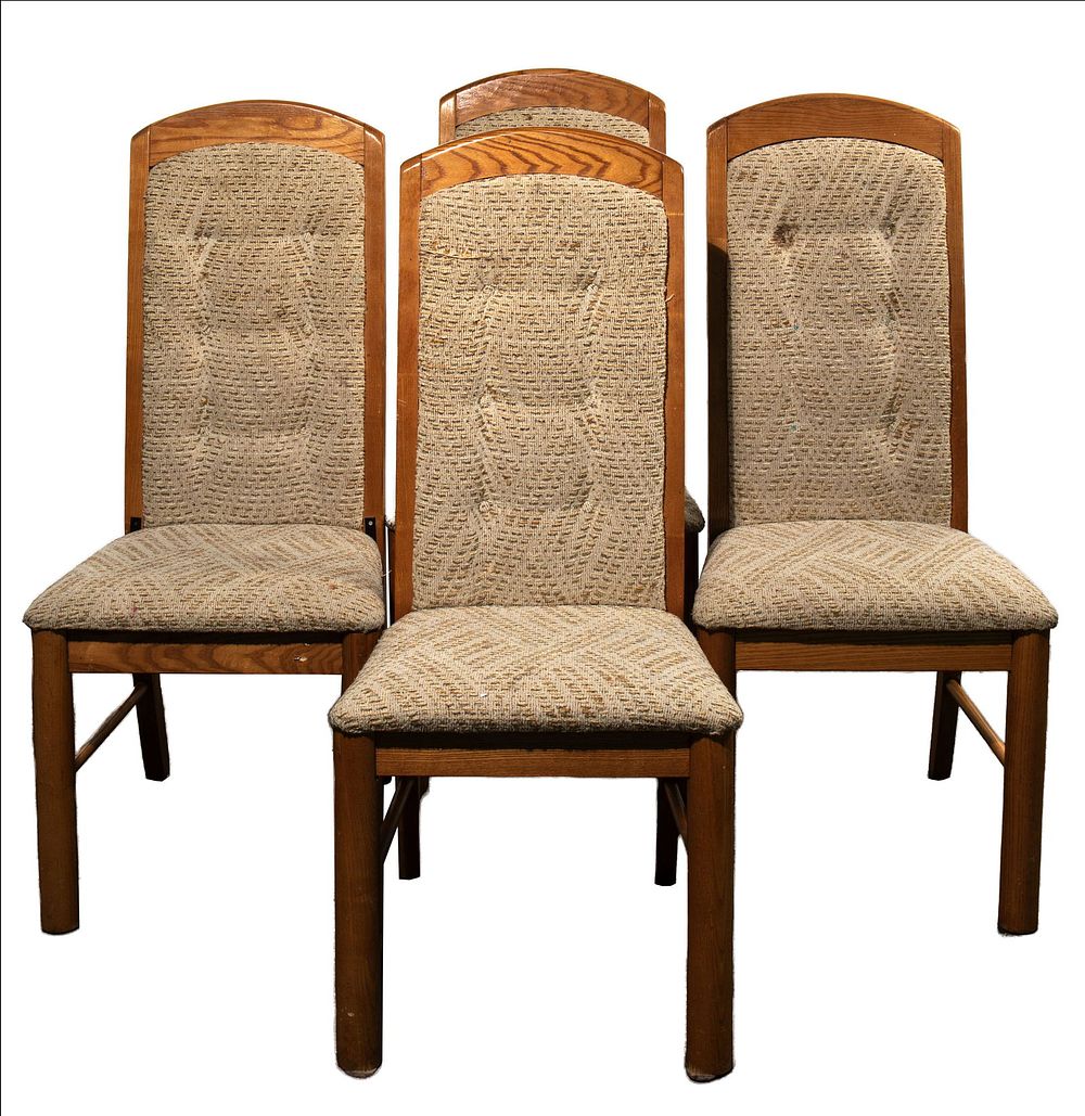 Lot 368: MCM Upholstered Chair Collection