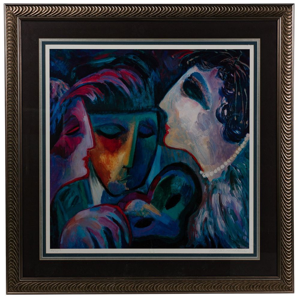 Lot 167: Barbara A. Wood (American b.1926) Serigraph