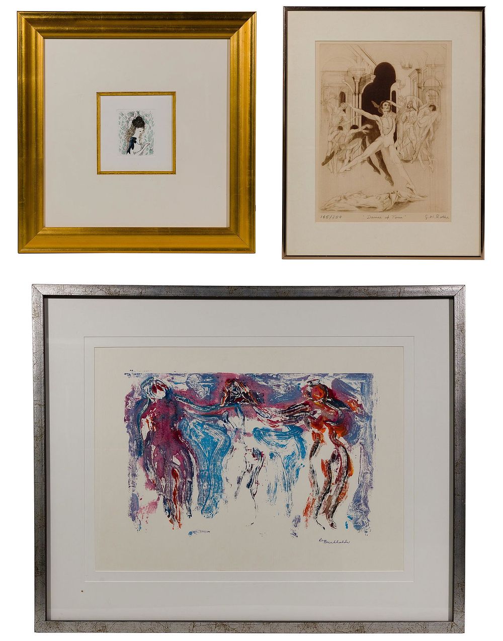 Lot 175: Marie Laurencin (French, 1883-1956) 'The Hat Over The