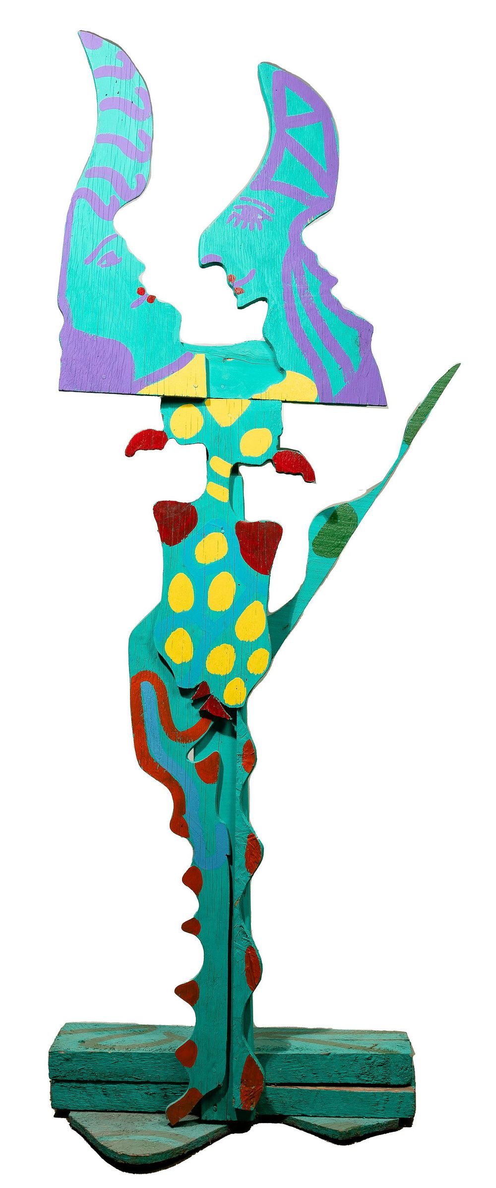 Lot 195: George Colin (American, 1929-2014) Painted Sculpture
