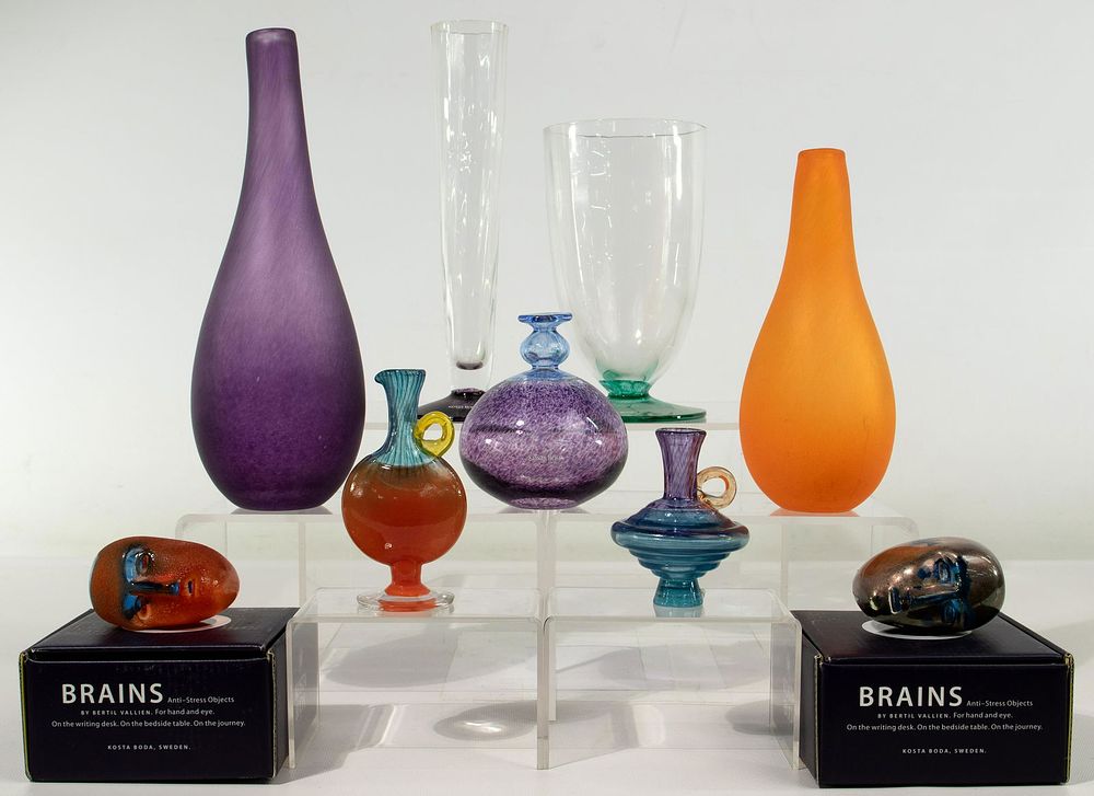 Lot 214: Kosta Boda Glass Assortment
