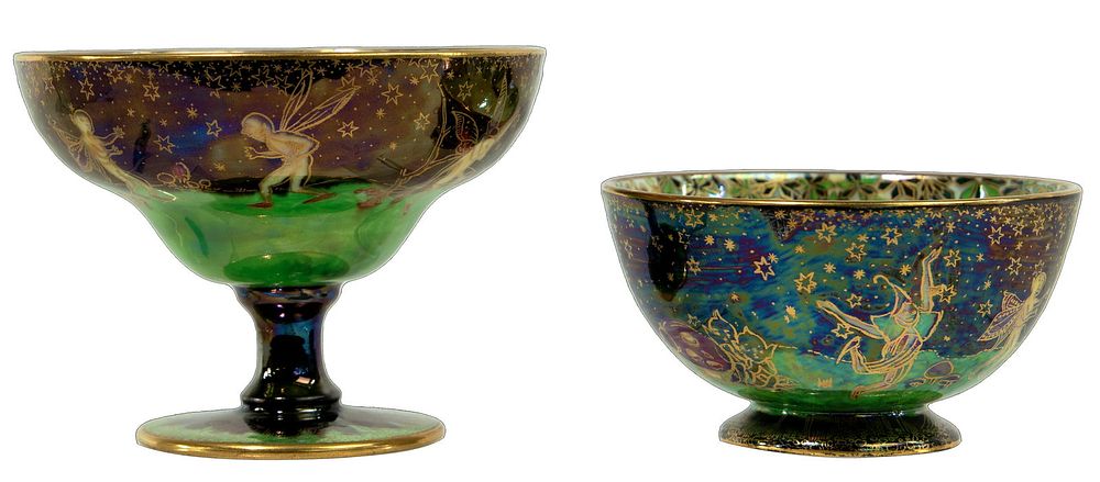 Lot 234: Wedgwood 'Fairyland' Lustre Bowls