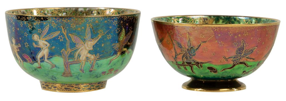 Lot 235: Wedgwood 'Fairyland' Lustre Bowls