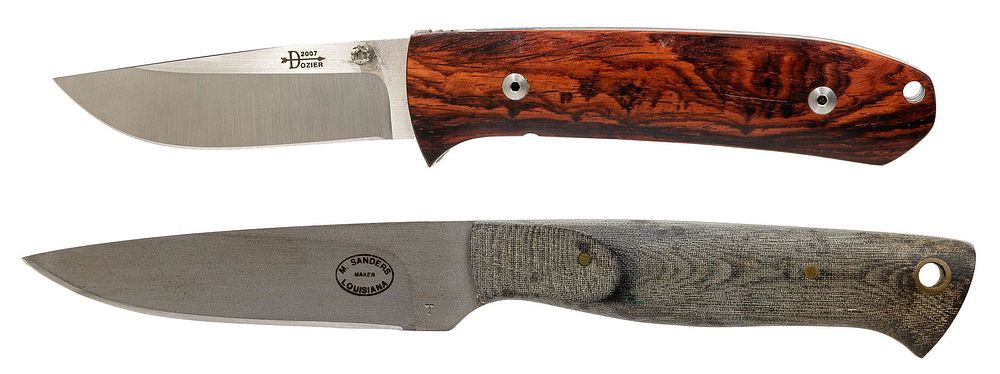 Lot 249: Bob Dozier and Mike Sanders Custom Knife Assortment