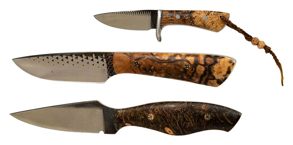 Lot 255: Clarence DeYong Custom Knife Assortment