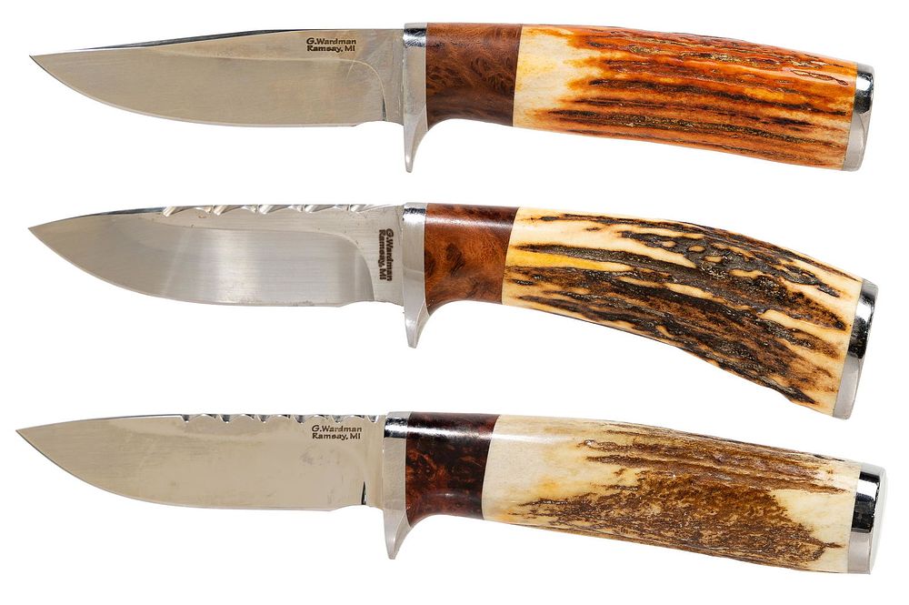 Lot 258: Greg 'G.' Wardman Custom Knife Assortment
