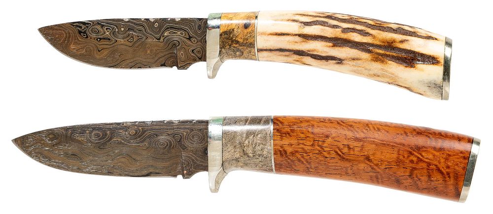Lot 260: Herb 'HK' Derr Custom Knife Assortment