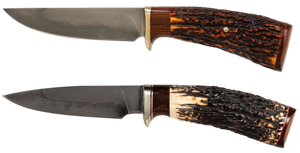 Lot 262: Karl 'KAZ' Zimmerman Custom Knife Assortment