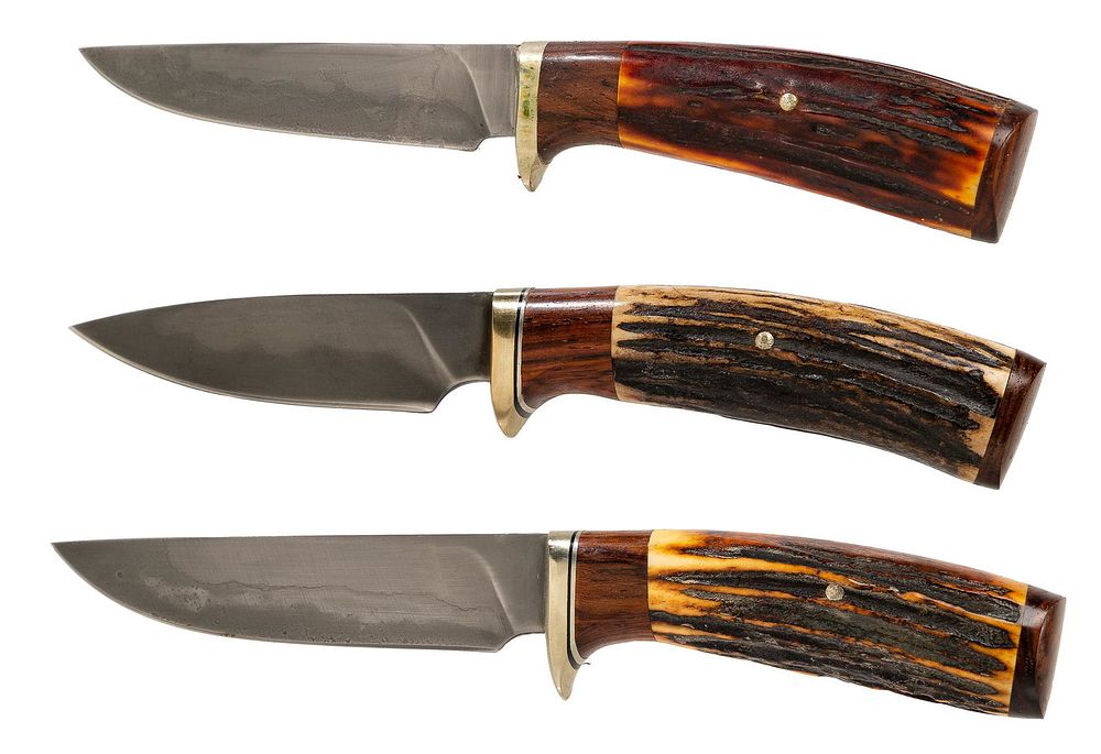 Lot 263: Karl 'KAZ' Zimmerman Custom Knife Assortment