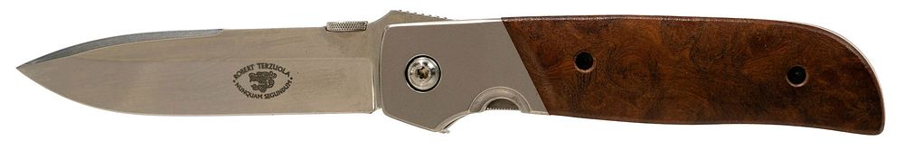 Lot 277: Robert Terzuola 'TTF-3A' Custom Folding Knife