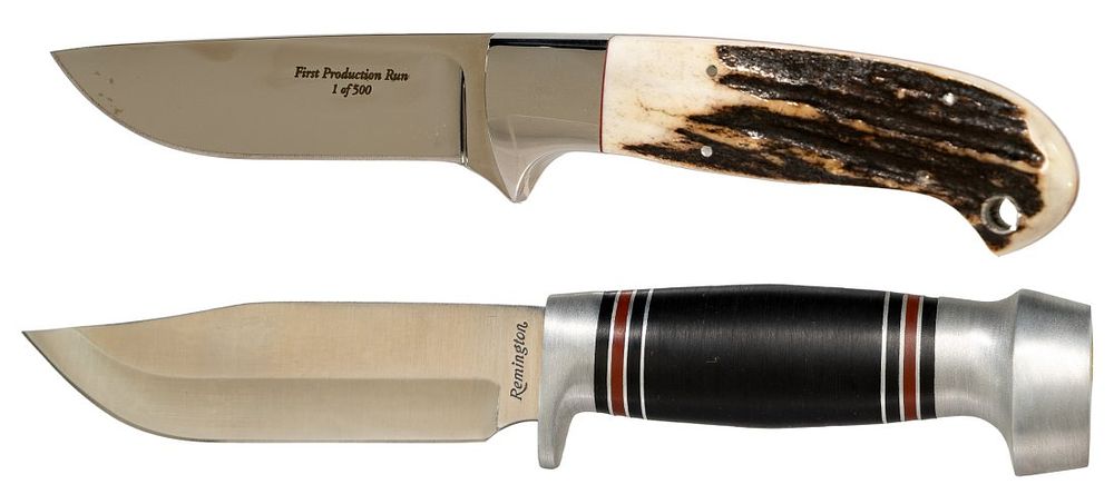 Lot 280: Schrade D'Holder and Remington Custom Knife Assortment
