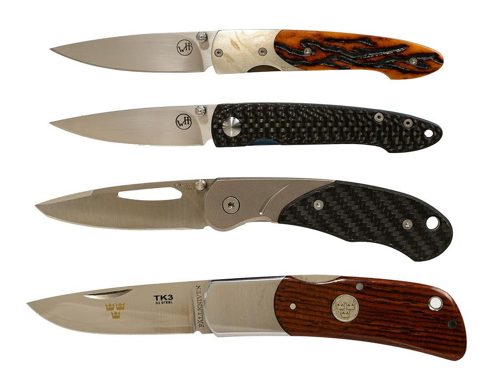 Lot 284: William Henry, Fallkniven and Xicar Custom Knife