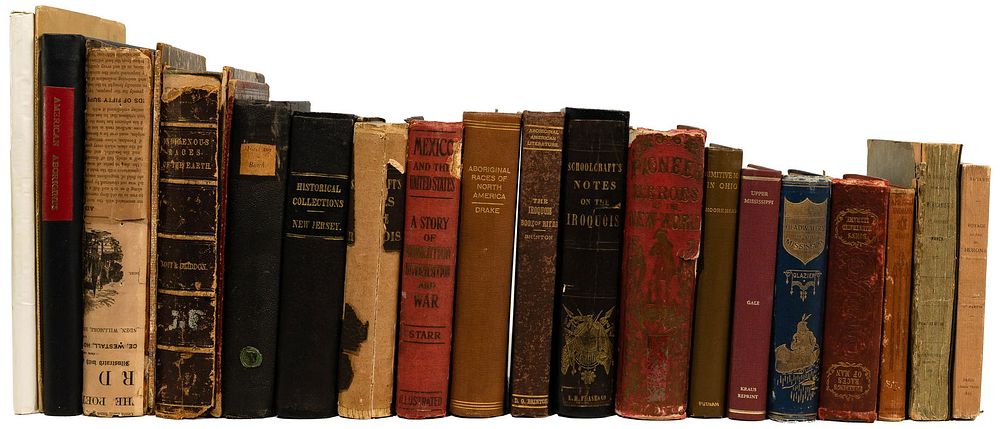 Lot 291: Native American Indian Antiquarian Book Assortment