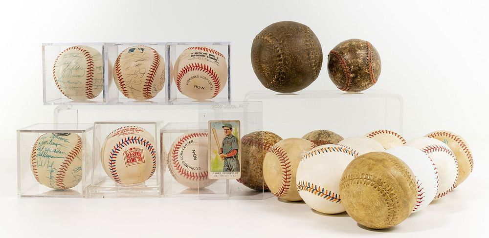Lot 311: Signed Baseball Assortment