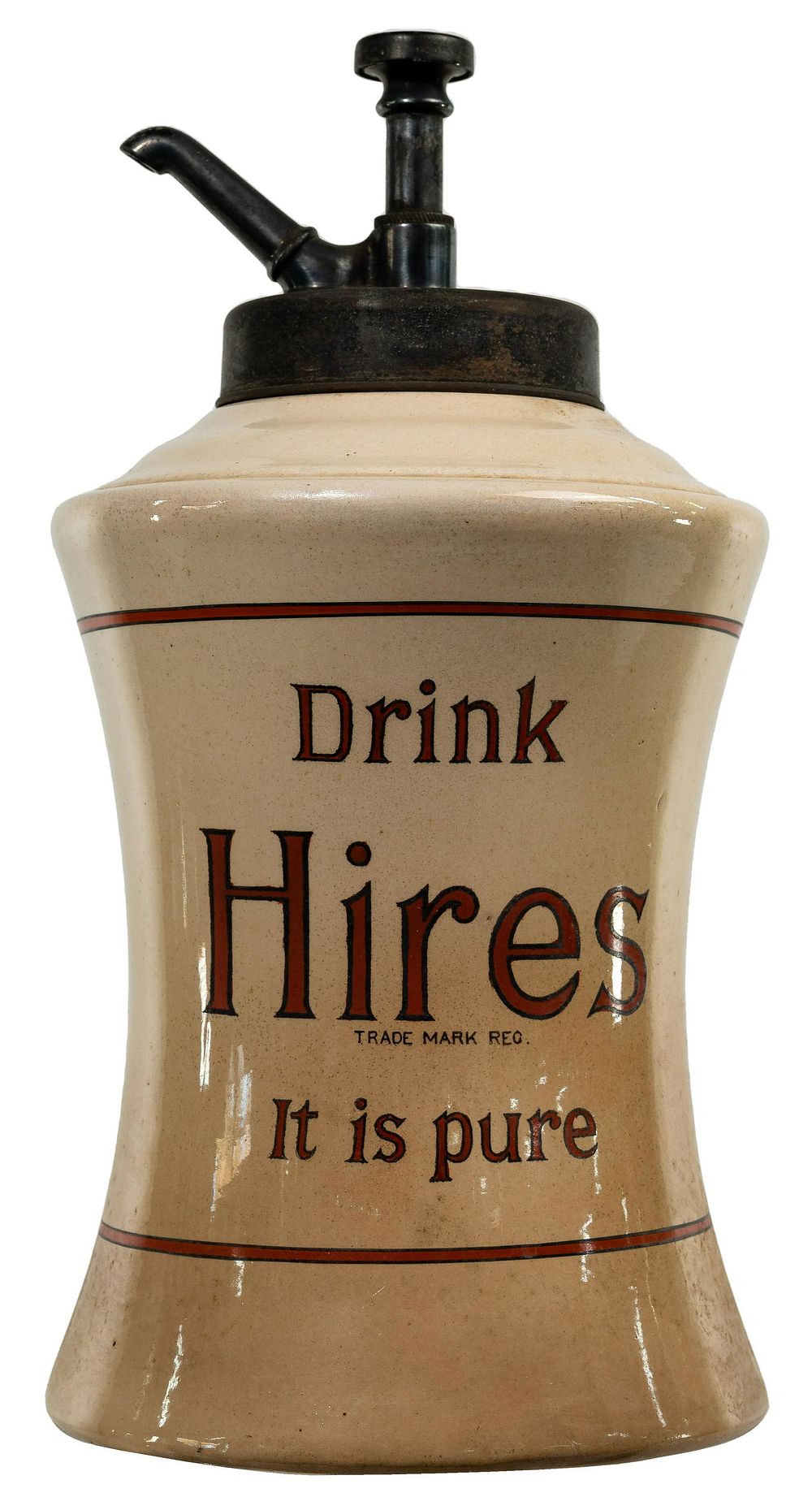 Lot 314: Hires Root Beer Countertop Syrup Dispenser