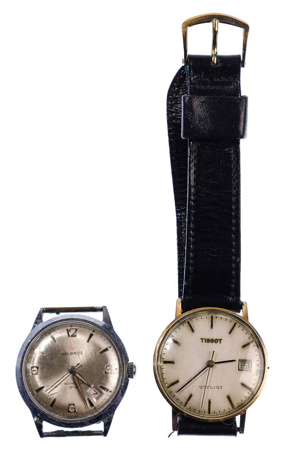 Lot 484: Tissot Stylist 14k Yellow Gold Case Wristwatch