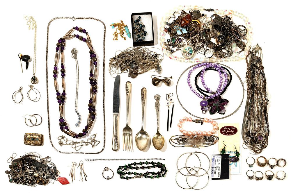 Lot 503: Sterling Silver Jewelry Assortment