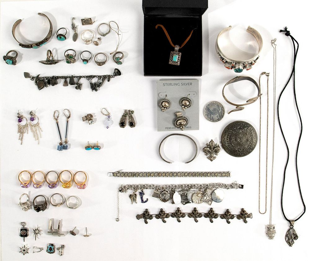 Lot 506: Sterling Silver Jewelry Assortment