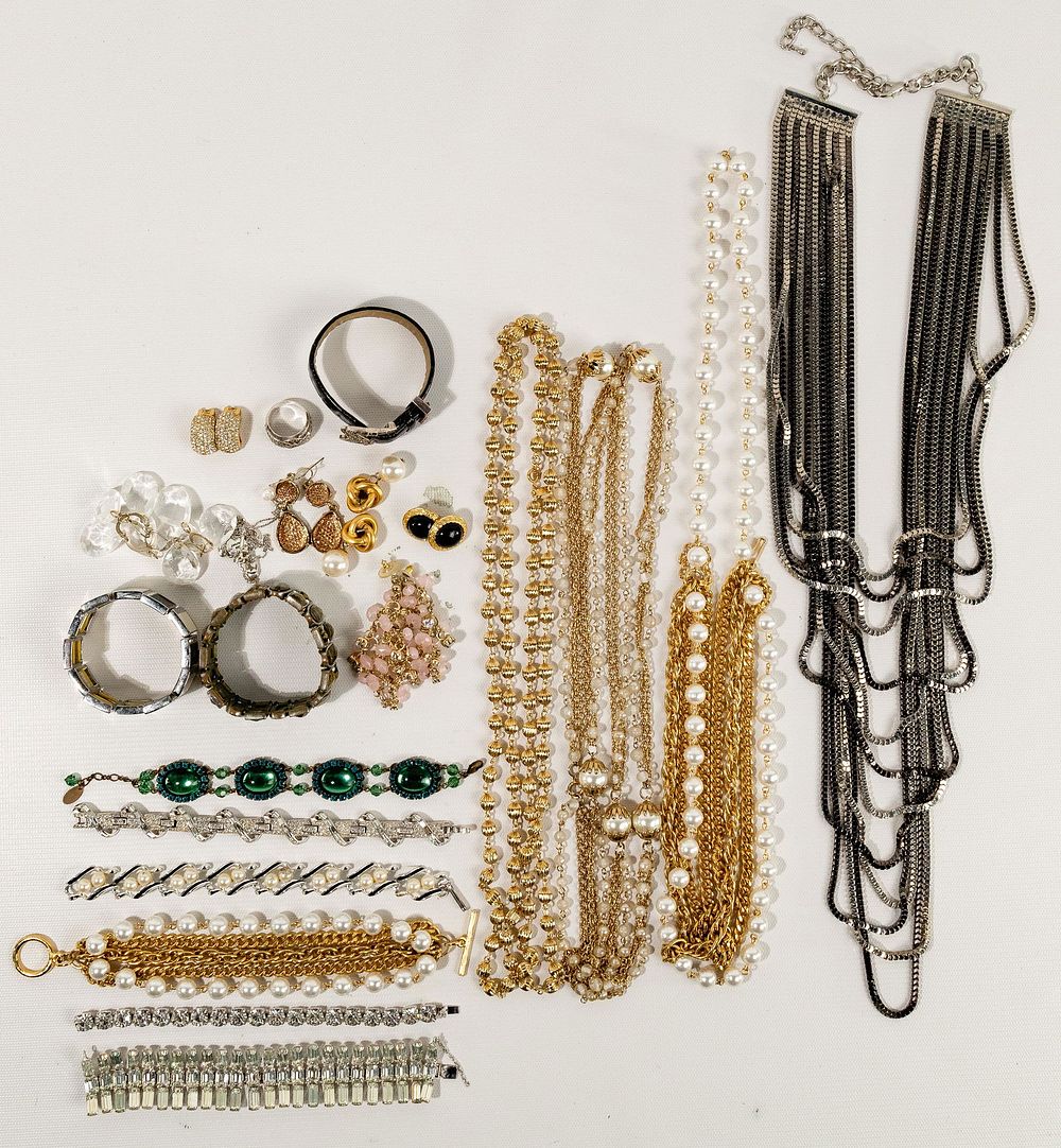 Lot 508: Designer Rhinestone and Costume Jewelry Assortment