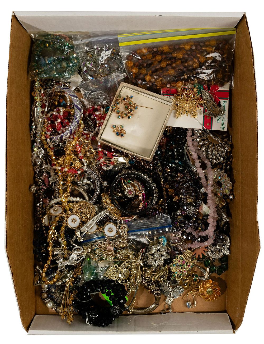 Lot 509: Rhinestone Costume Jewelry Assortment
