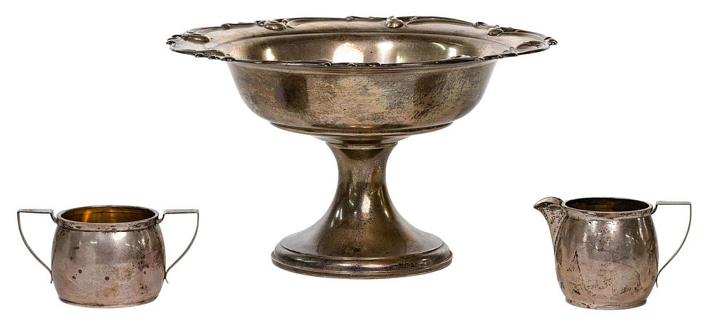 Lot 541: Sterling Silver Hollowware Assortment