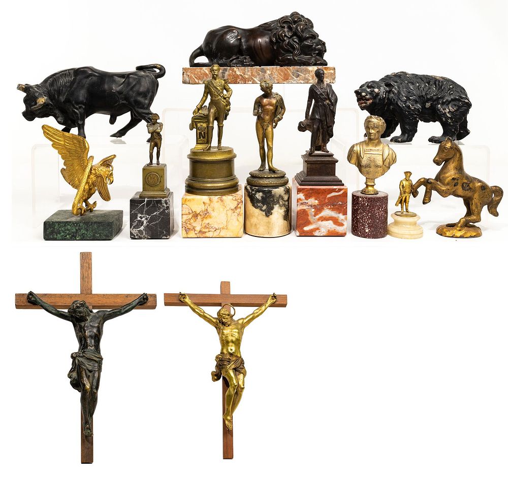 Lot 152: Cast Metal Statuette Assortment