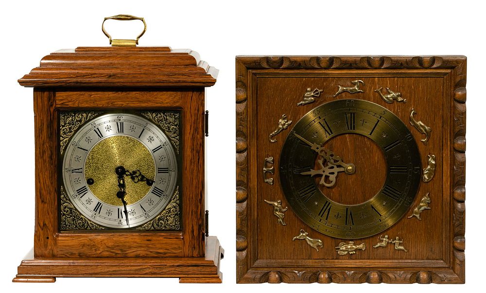 Lot 156: Wall and Mantel Clocks