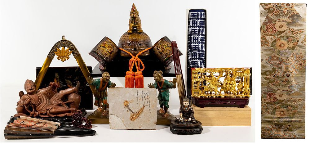 Lot 159: Asian Decorative Object Assortment