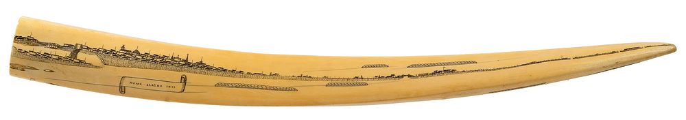 Lot 181: Alaskan Scrimshaw