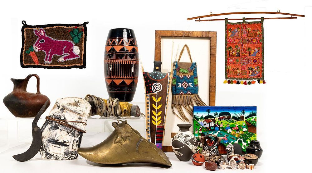 Lot 184: Ethnographic Object Assortment