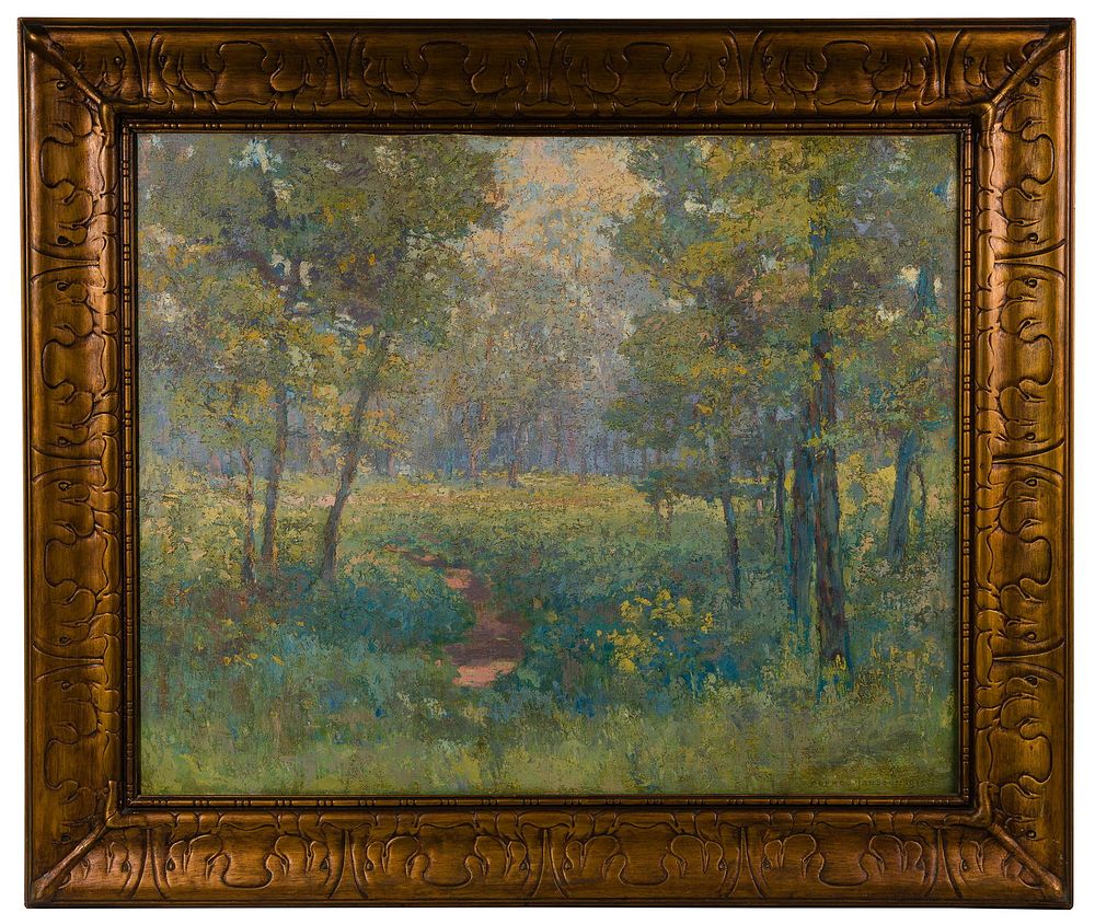 Lot 201: Alfred Jansson (Swedish / American, 1863-1931) Oil on