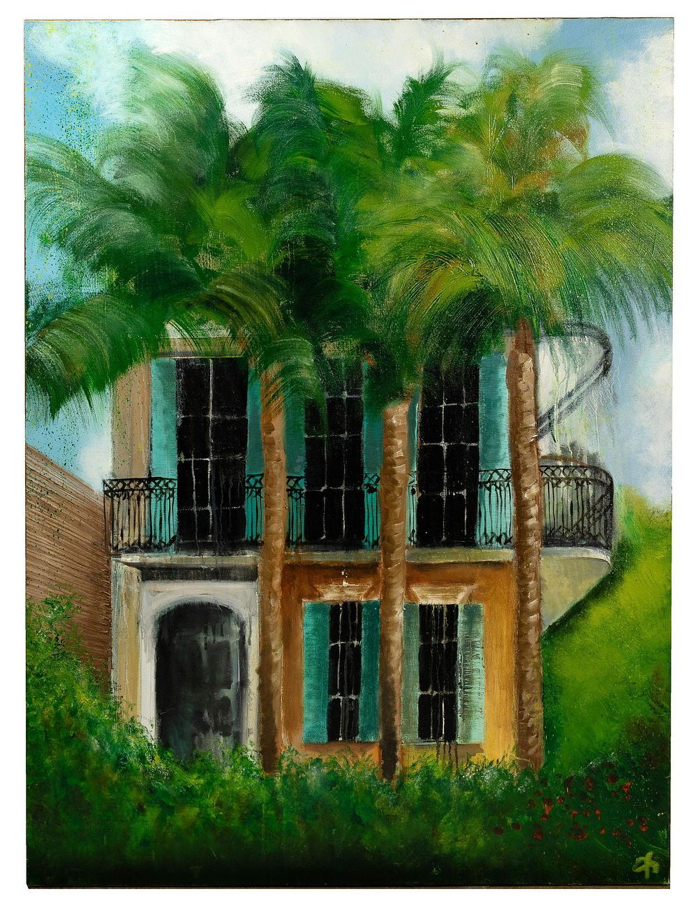 Lot 208: Grant Schexnider (American, b.1969) Acrylic on Canvas