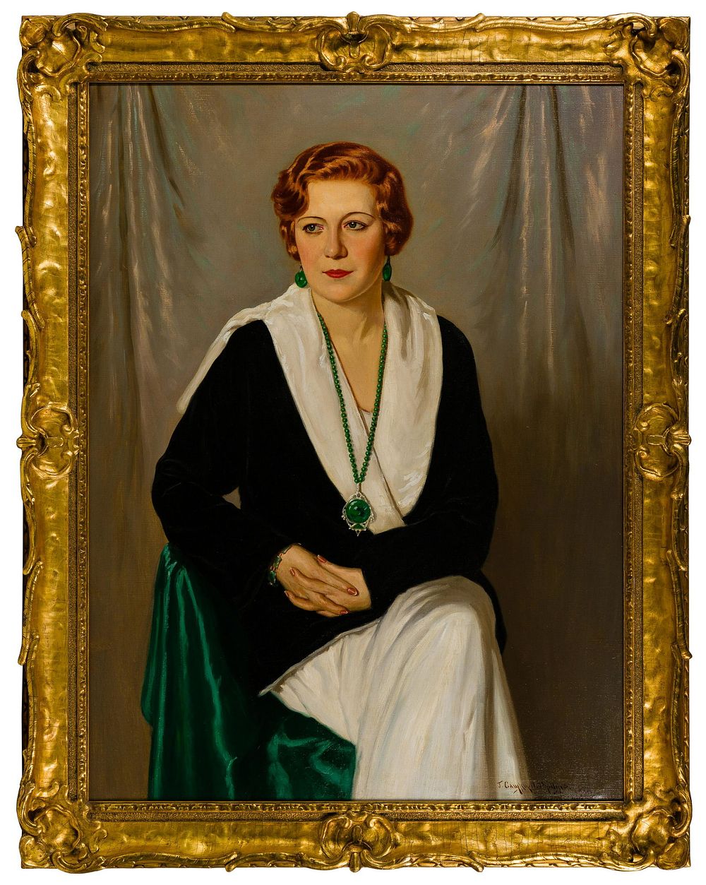 Lot 210: J. Campbell Phillips (American, 1873-1949) Oil on