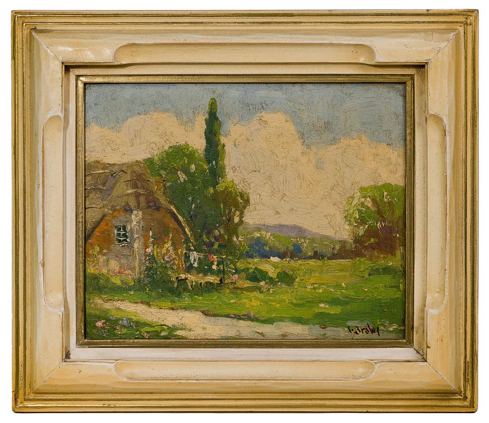 Lot 223: Roy Brown (American, 1879-1976) Oil on Canvas