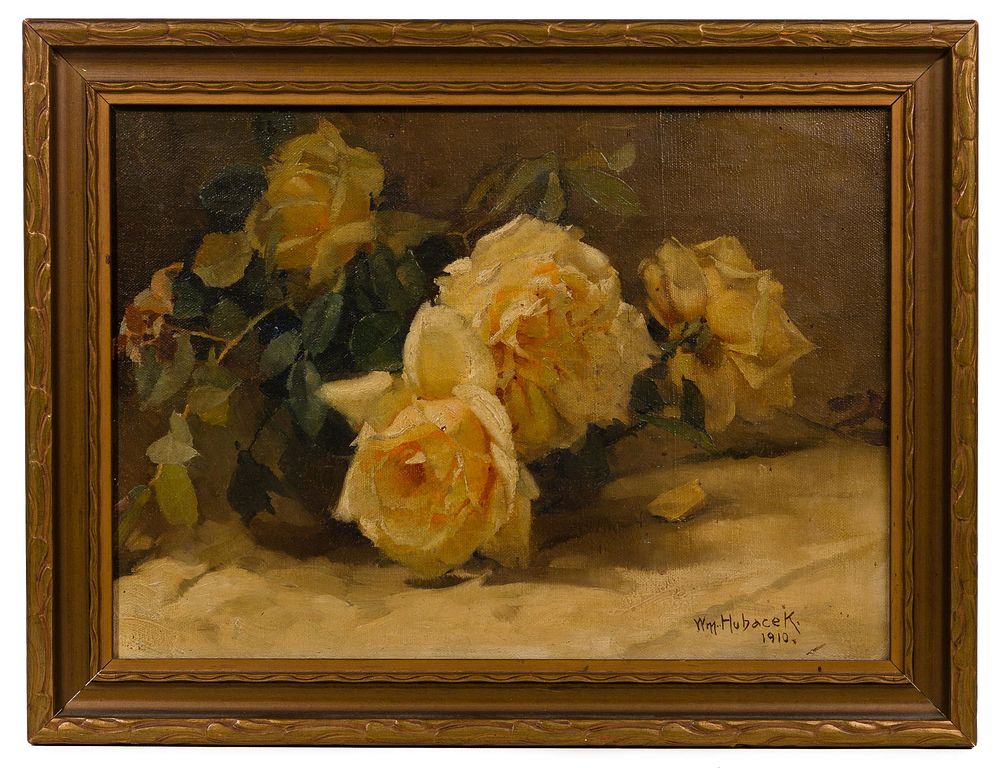 Lot 224: William Hubacek (American, 1871-1958) Oil on Canvas