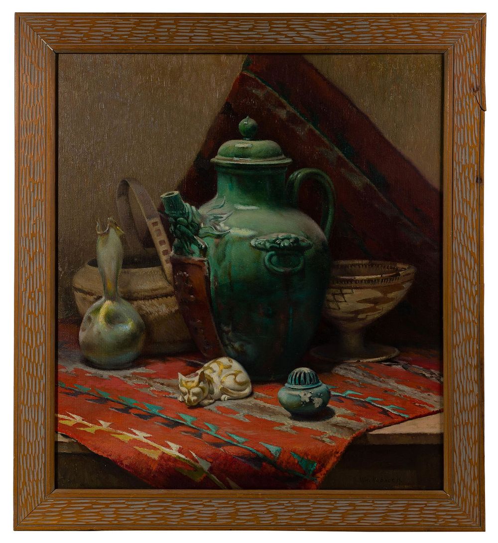 Lot 225: William Hubacek (American, 1871-1958) Oil on Canvas