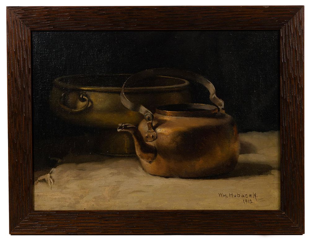 Lot 226: William Hubacek (American, 1871-1958) Oil on Canvas