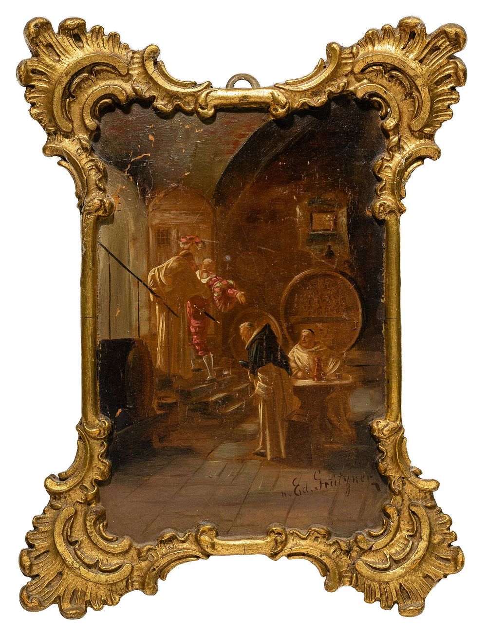 Lot 237: (After) Eduard von Grutzner (German, 1846-1925) Oil